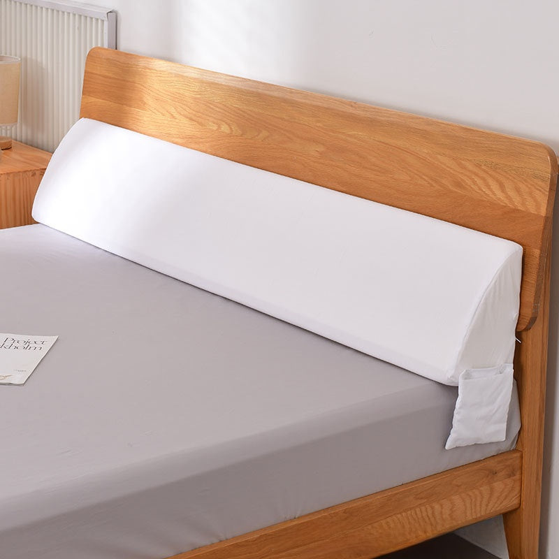 Triangular Bed Pillow with Side Pockets