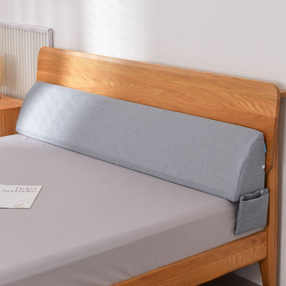 Triangular Bed Pillow with Side Pockets