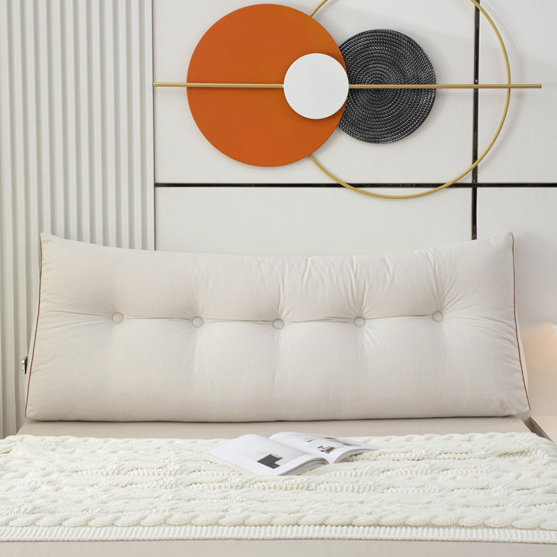 Triangular bedside cushion