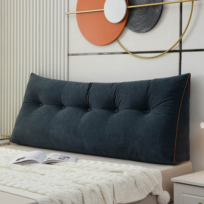 Triangular bedside cushion