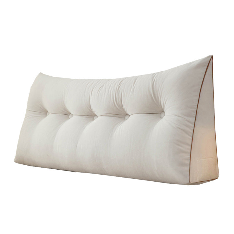 Triangular bedside cushion
