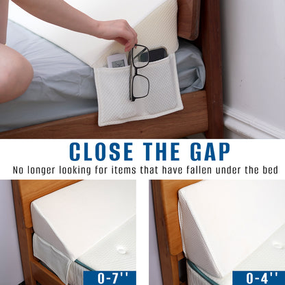 Triangular Bedside Gap Filler Pillow
