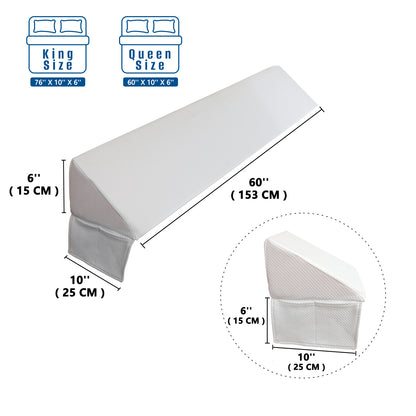 Triangular Bedside Gap Filler Pillow