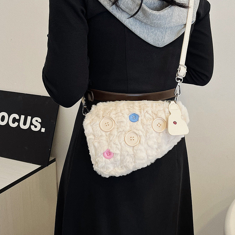 Triangular Cheese Shoulder Bag