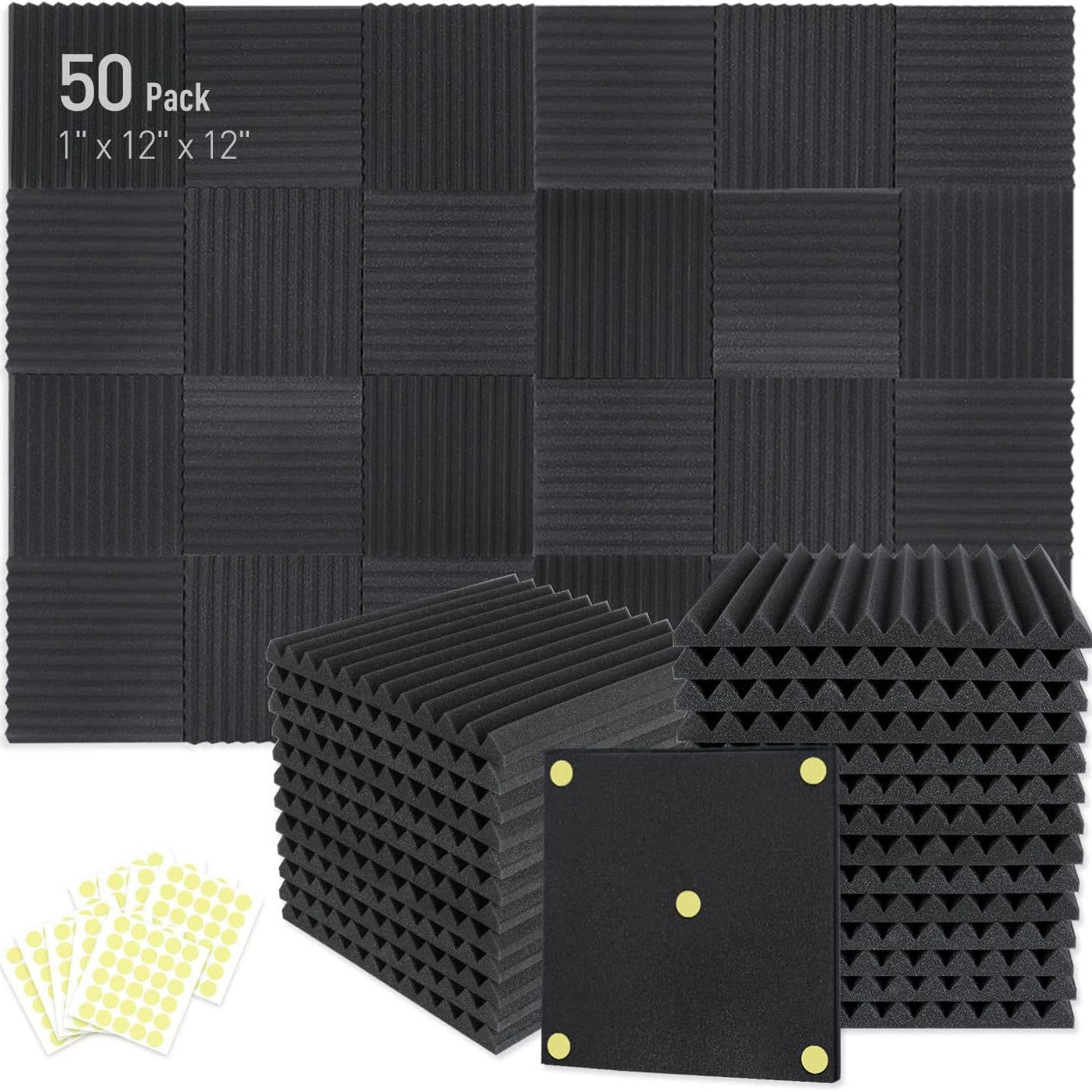 Triangular groove sound insulation cotton