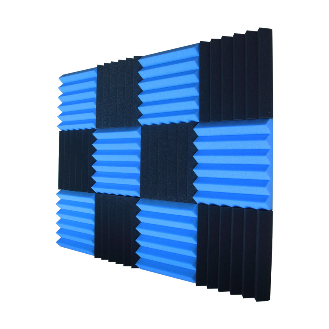 Triangular groove sound insulation cotton