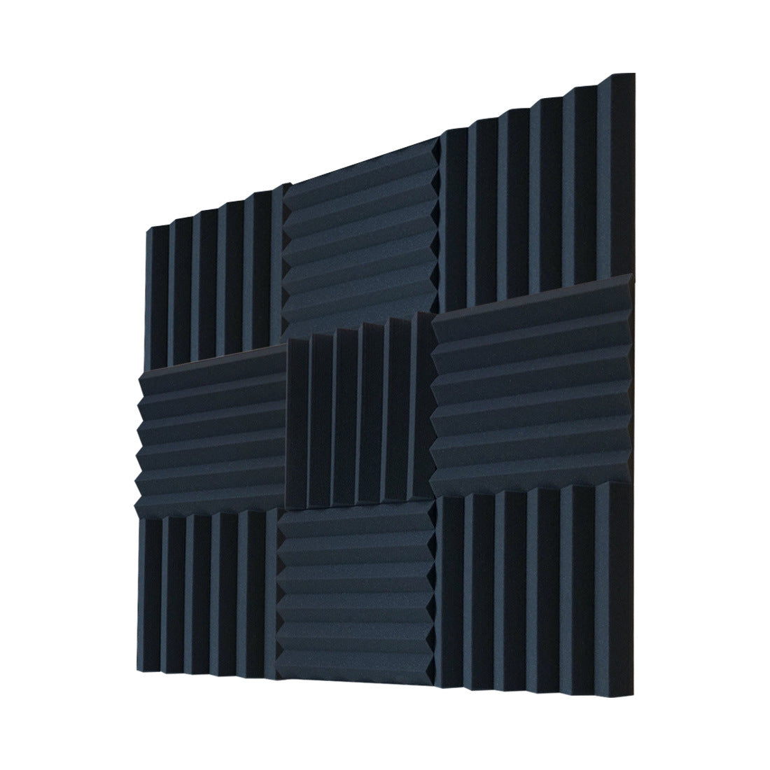 Triangular groove sound insulation cotton