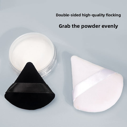 Triangular Makeup Puff Flocking Powder Blender