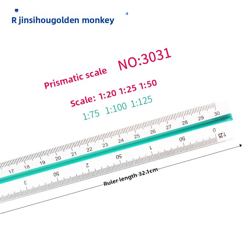 Triangular Scale Ruler