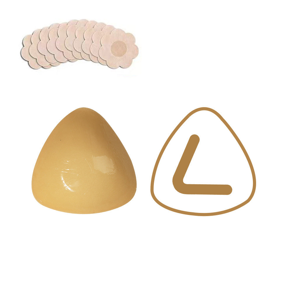 Triangular Silicone Nipple Pasties Push Up Bra Enhancers