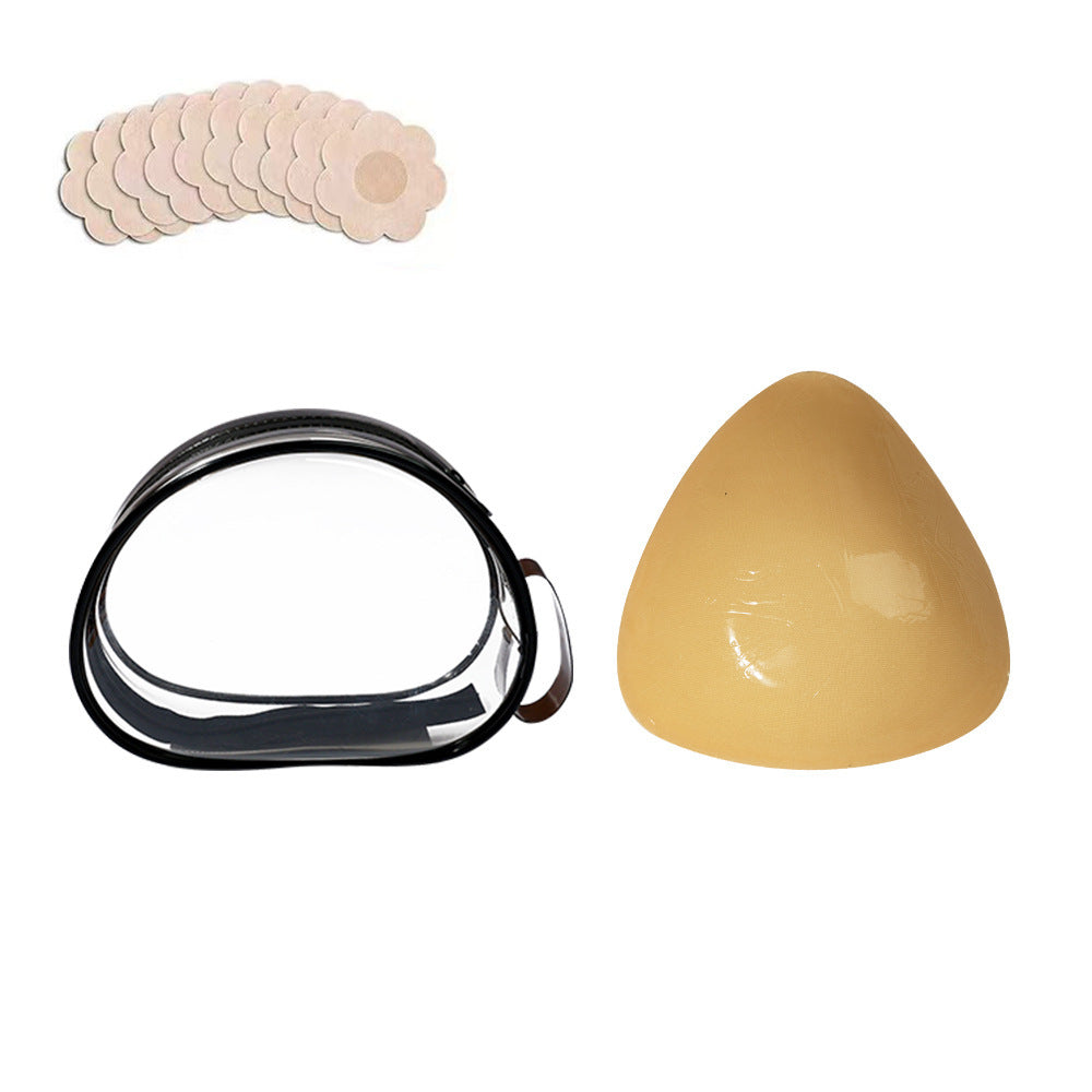 Triangular Silicone Nipple Pasties Push Up Bra Enhancers