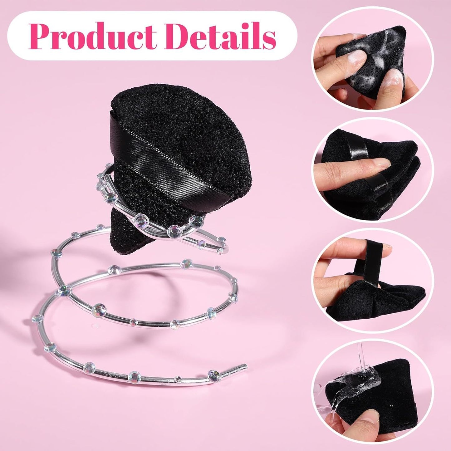Triangular Velour Powder Puff