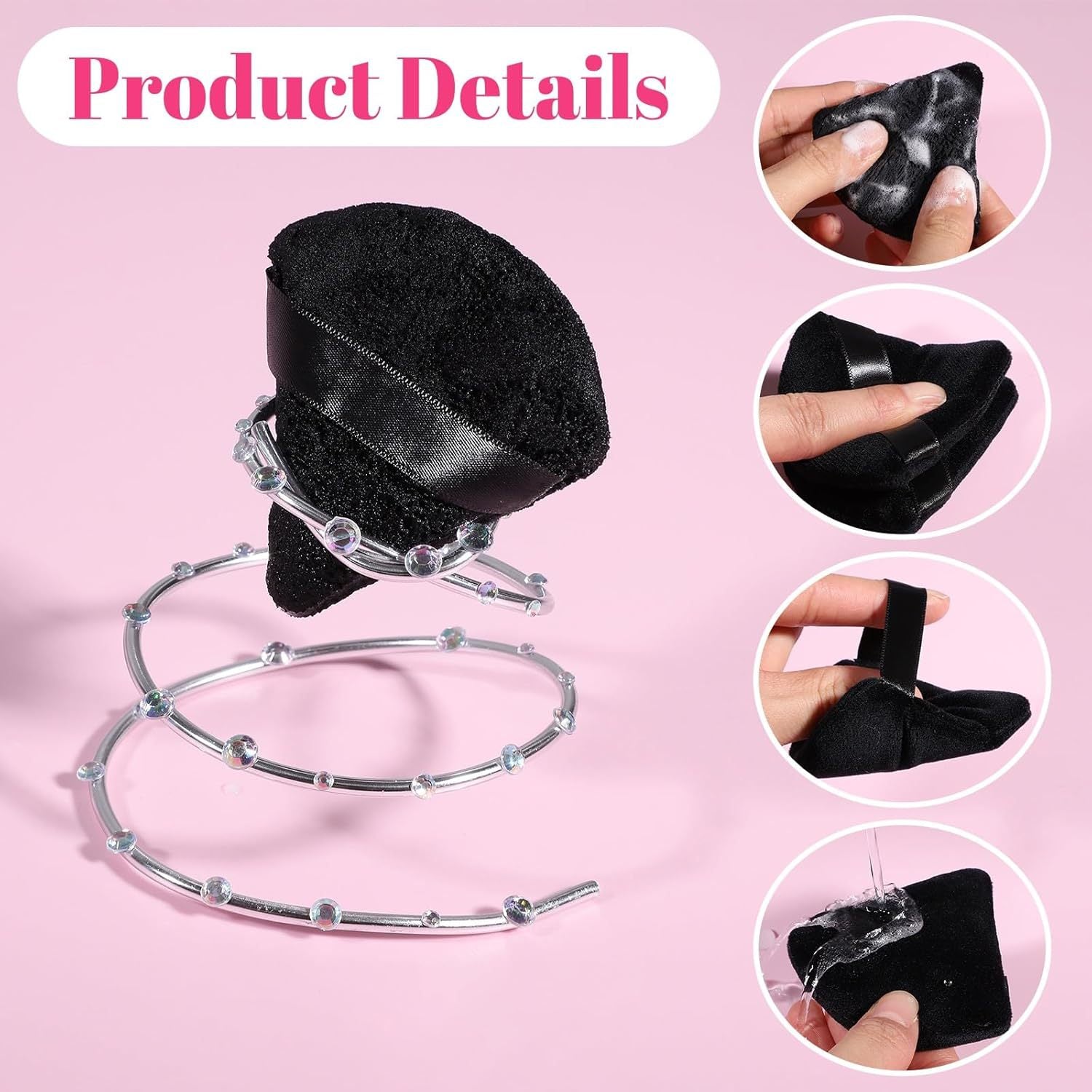 Triangular Velour Powder Puff