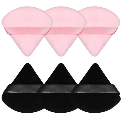Triangular Velour Powder Puff