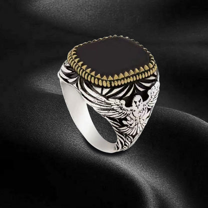 Tribal Zircon Alloy Ring