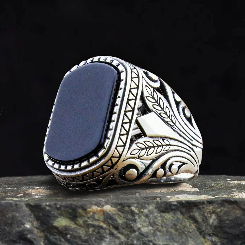 Tribal Zircon Alloy Ring