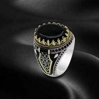 Tribal Zircon Alloy Ring