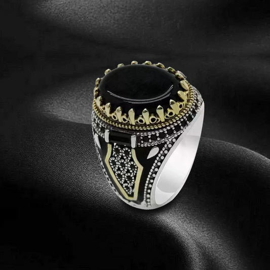 Tribal Zircon Alloy Ring