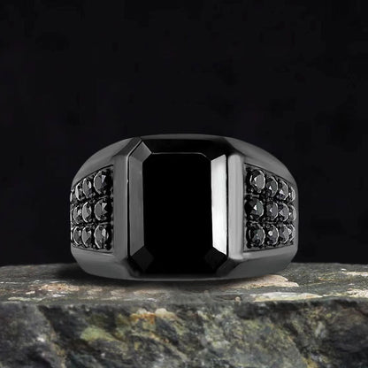Tribal Zircon Alloy Ring