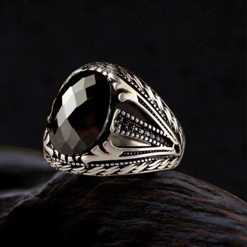 Tribal Zircon Alloy Ring