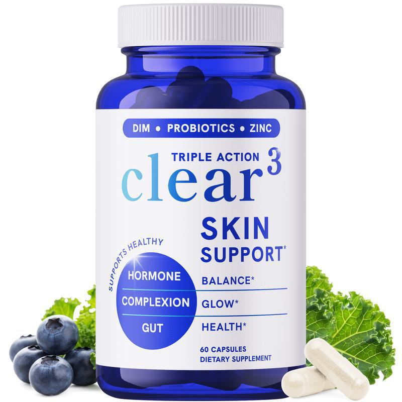 Triple Action Probiotic Supplement Capsules