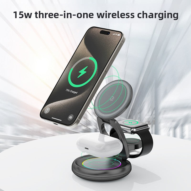 Triple-Function Wireless Charger