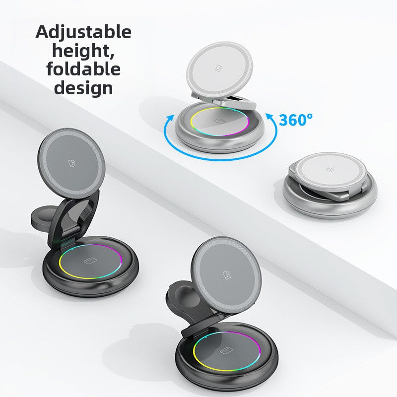 Triple-Function Wireless Charger