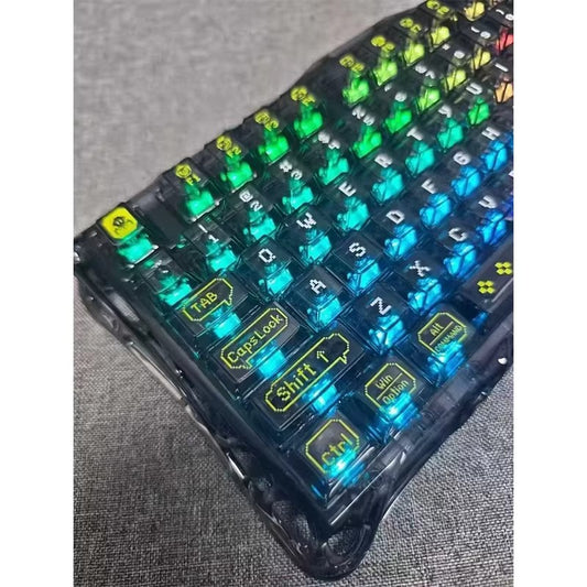 Triple Mode Mechanical Keyboard with RGB Lighting