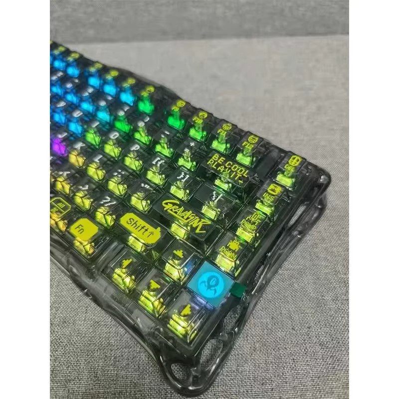 Triple Mode Mechanical Keyboard with RGB Lighting