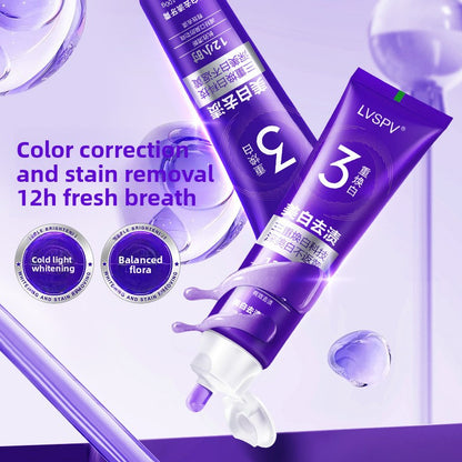 Triple Whitening Mint Toothpaste for Fresh Breath