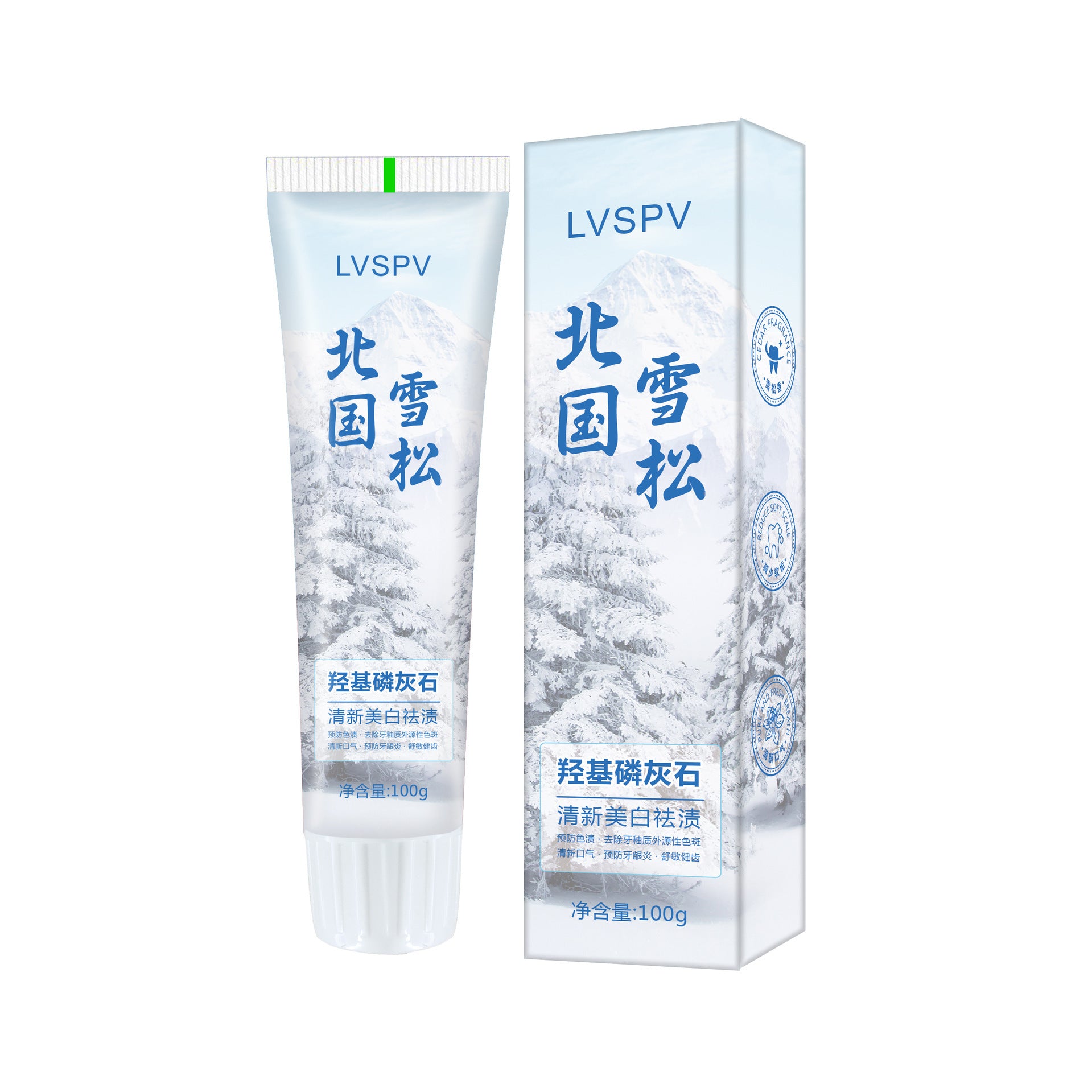 Triple Whitening Mint Toothpaste for Fresh Breath