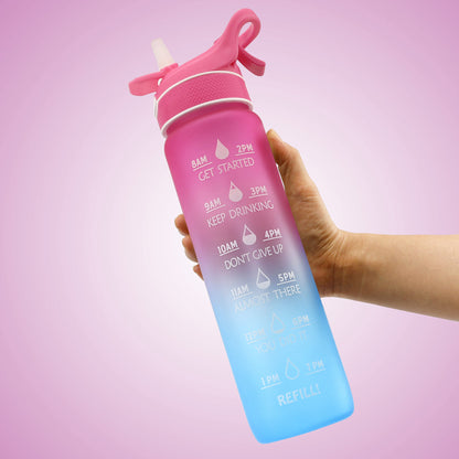 Tritan Sports Water Bottle with Spray Cap