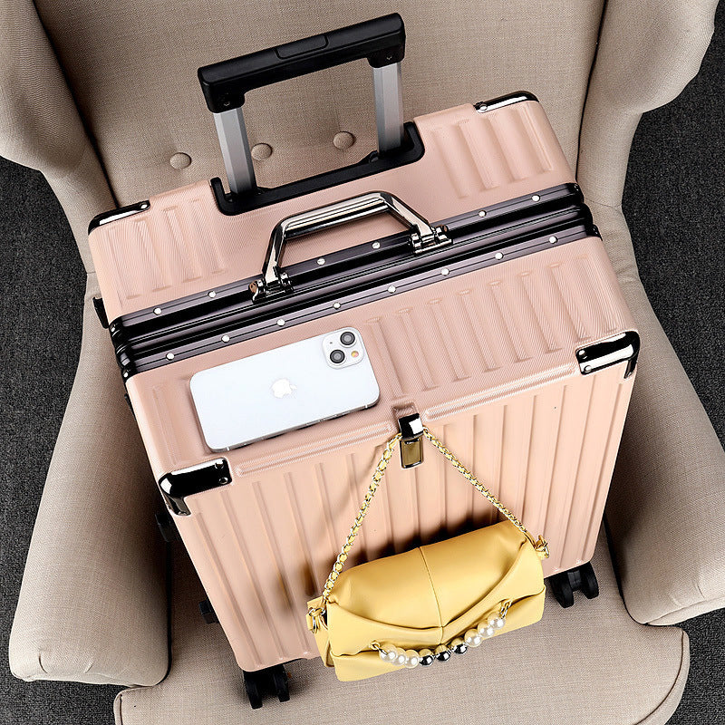 Trolley case, aluminum frame case, swivel wheel suitcase
