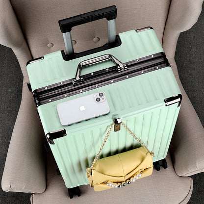 Trolley case, aluminum frame case, swivel wheel suitcase