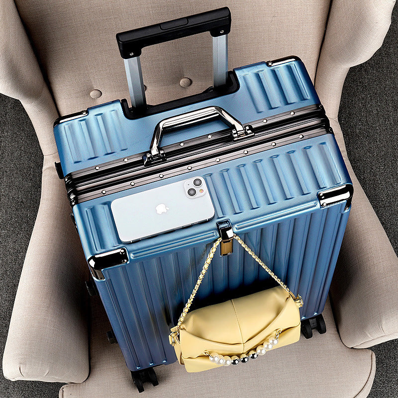 Trolley case, aluminum frame case, swivel wheel suitcase
