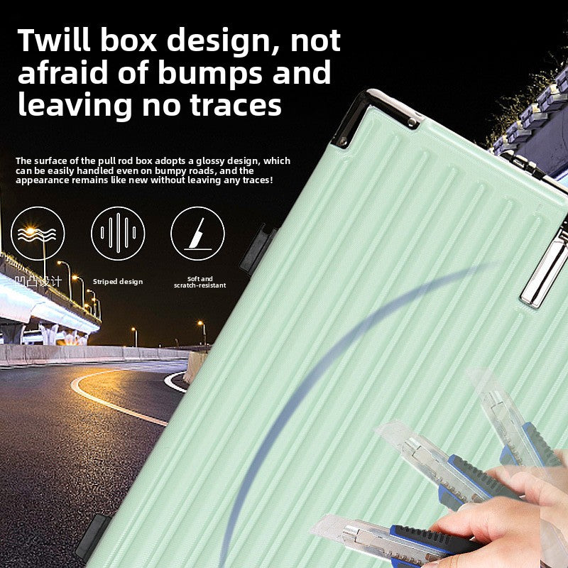 Trolley case, aluminum frame case, swivel wheel suitcase