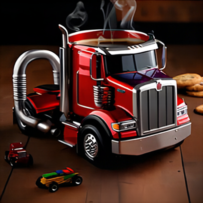 Truck coffee mug