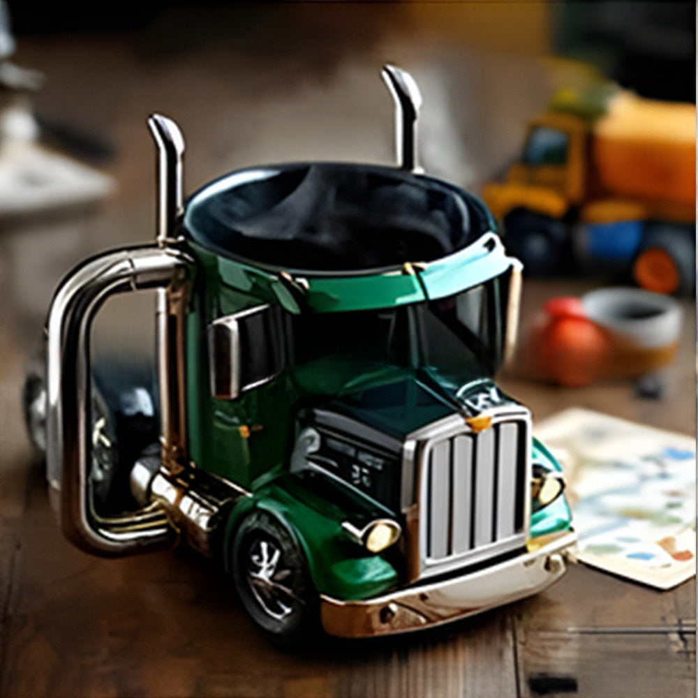 Truck coffee mug