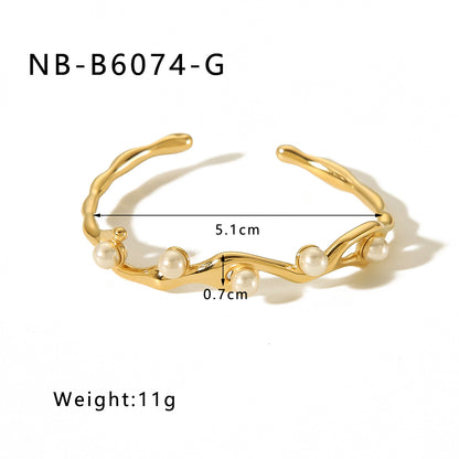 True gold electroplated color-keeping jewelry bracelet