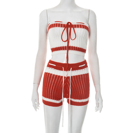 Tube top shorts