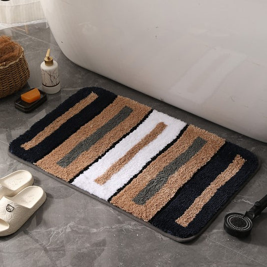 Tufted and flocking carpet