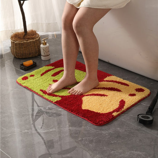 Tufted and flocking carpet