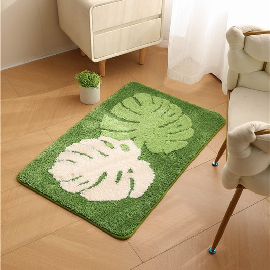 Tufted and flocking carpet