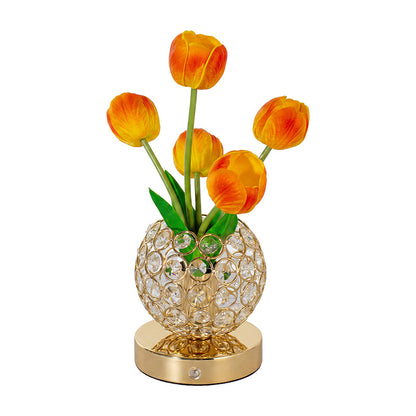 Tulip Crystal Table Night Light