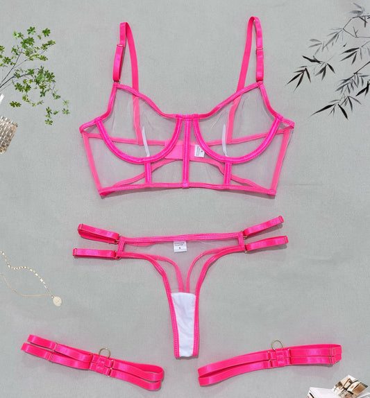 Tulle girls' bra