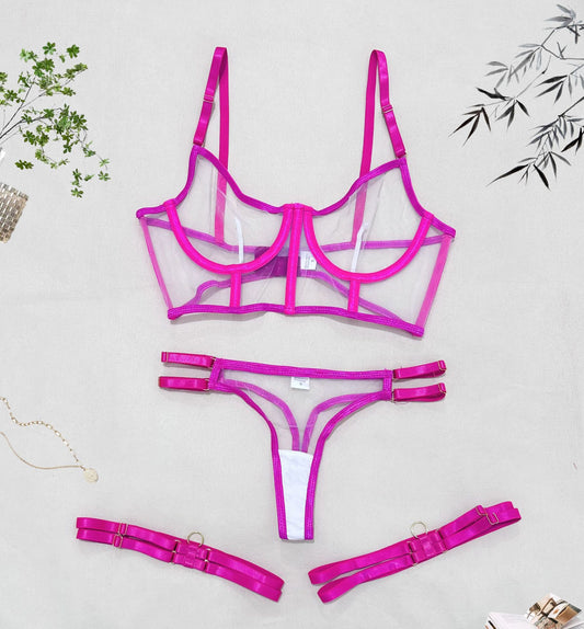 Tulle girls' bra