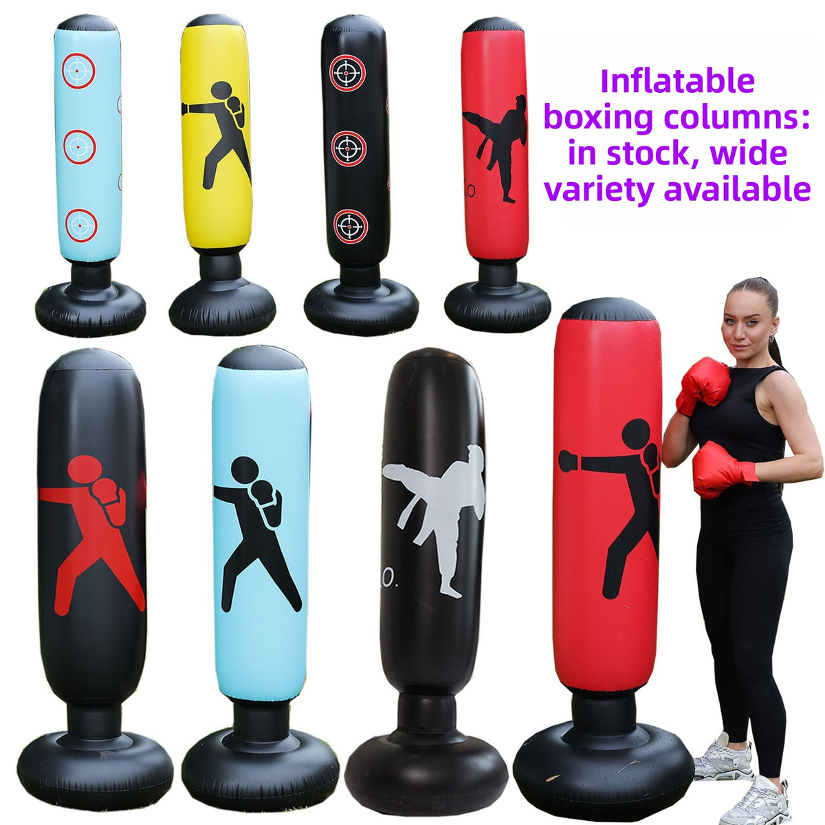 Tumbling boxing pillar