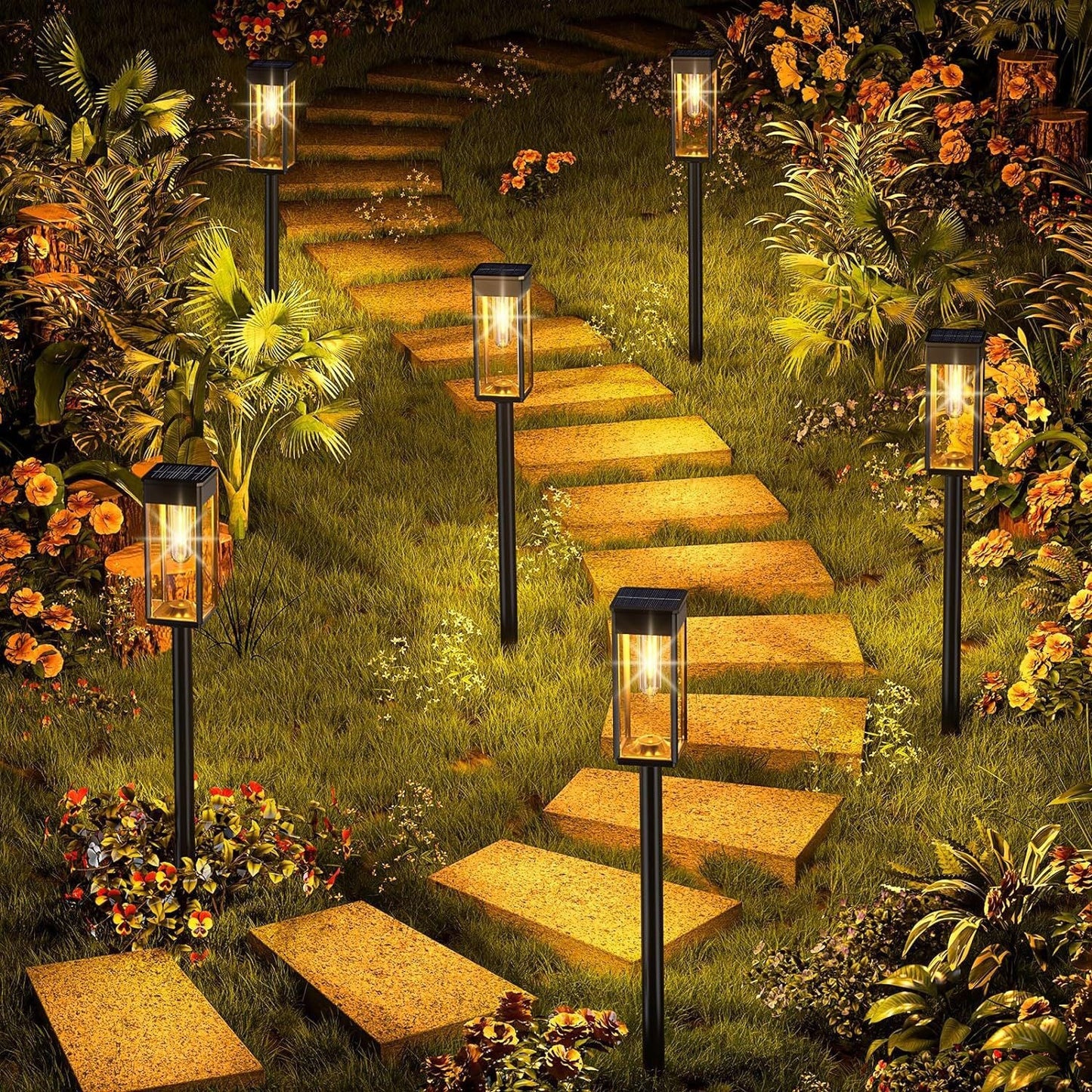 Tungsten filament lawn lamp