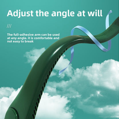 Turbine bladeless neck-hanging fan