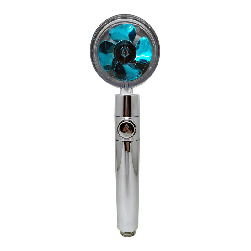 Turbocharged Adjustable Shower Head with Multiple Spray Modes